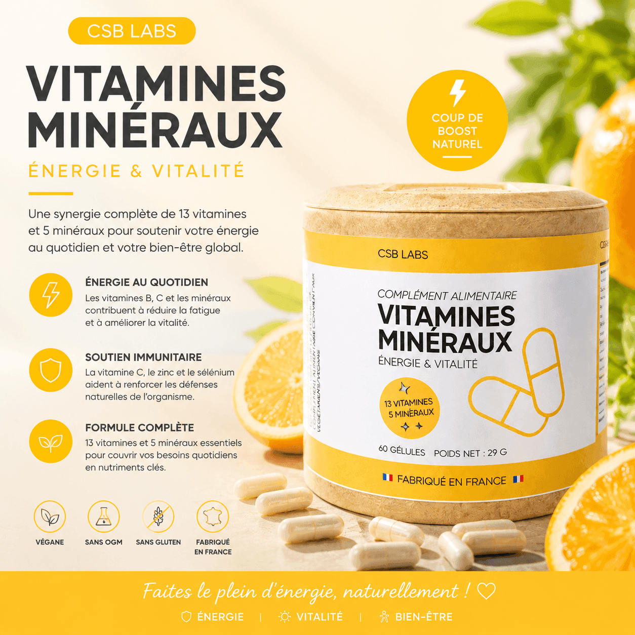 Photo 2 du produit Vitamines | CSB LABS