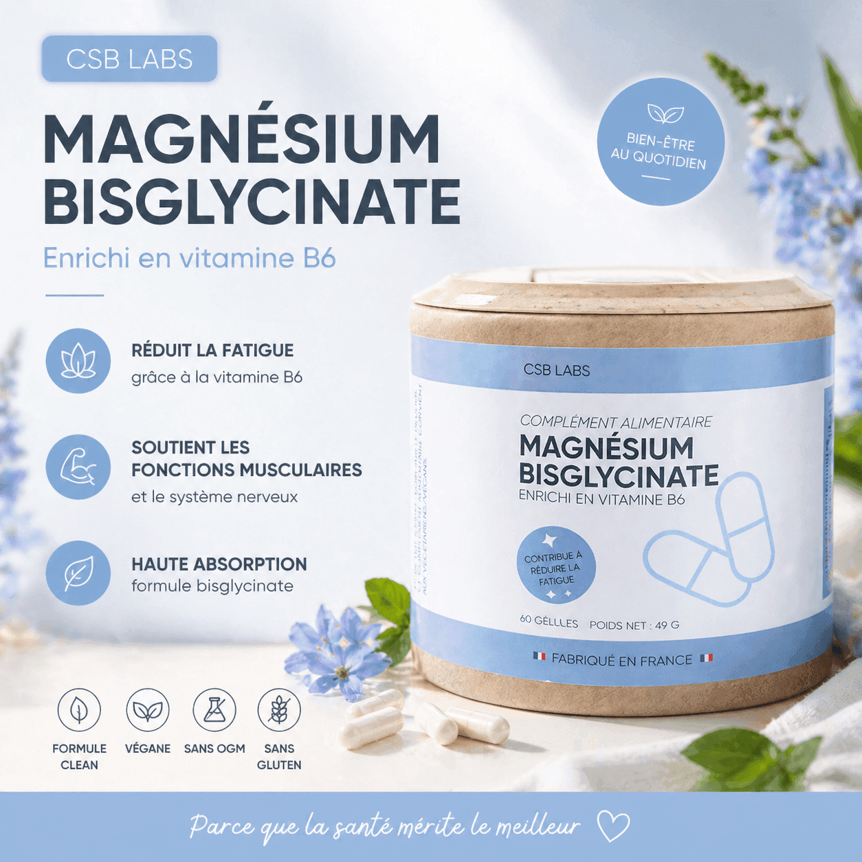 Photo 2 du produit Magnésium | CSB LABS